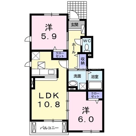 グレイス　アベニューＡの物件間取画像